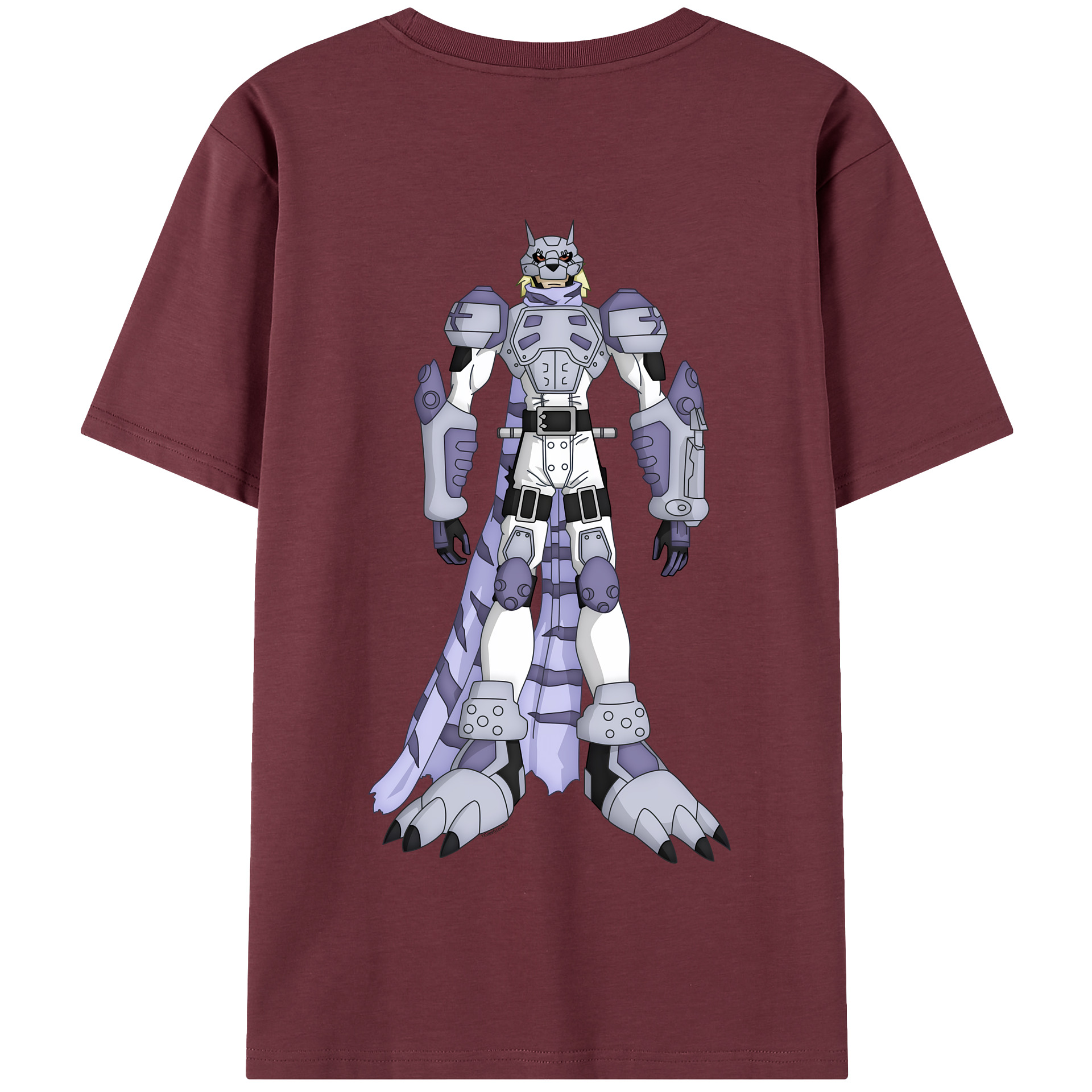 （画像用） Digimon デジタルモンスター/デジモン 綿100％半袖Tシャツ（背面プリント）